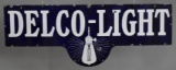 Delco-Light w/Graphics Porcelain Sign (TAC)