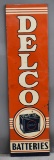 Delco Battery w/Six Volt Image Metal Sign (TAC)