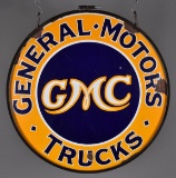 General Motor GMC Trucks Porcelain Sign (TAC)