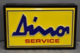 Dino Service Plastic Sign
