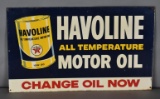 Texaco Havoline All Temperature Motor Oil Metal Sign (TAC)