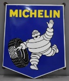 Michelin w/Bibendum & Tire Porcelain Sign (TAC)