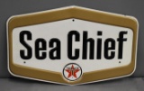 Texaco Sea Chief w/Star Logo Metal Sign (TAC)