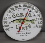 Cane Creek Bait Co. Metal Thermometer