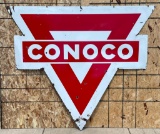 Conoco (gasoline) Porcelain Identification Sign (TAC)