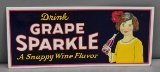 Drink Grape Sparkle w/Logo Metal Sign (TAC)