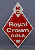 Royal Crown Cola w/Logo Metal Sign (TAC)