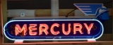 Mercury Porcelain Neon Sign w/ Mercury Head (TAC)