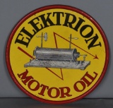 Elektrion Motor Oil Metal Sign (TAC)