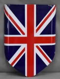 British Flag Shield Porcelain Sign (TAC)