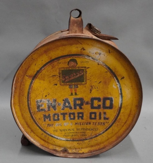 En-ar-co Motor Oil Rocker Can