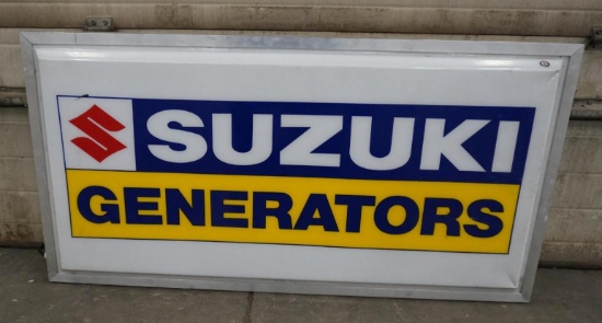 Suzuki Gnerators Lightup Sign