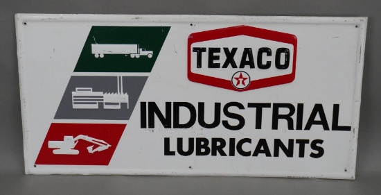 Texaco Industrial Lubricants w/Logo Metal Sign (TAC)