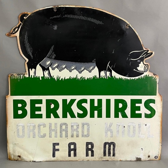 Berkshire Orchard Knoll Farm Metal Sign (TAC)