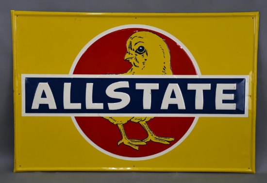 Allstate (Chicks) w/Image Metal Sign (TAC)