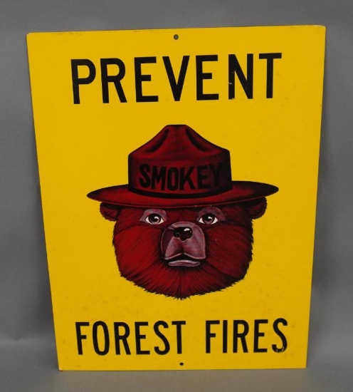 Smokey (bear) Prevent Forest Tires Sign