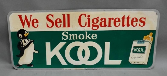 Smoke Kool "We Sell Cigarettes" w/Image Metal Sign (TAC)