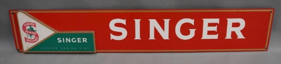 Singer Sewing Machines Masonite Sign