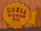 Shell Motor Oil Di-Cut Metal Flange Sign (TAC)