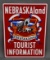 Graphical Nebraskaland Tourist Information Metal Sign (TAC)