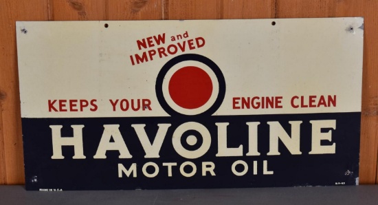 Havoline Motor Oil Metal Sign