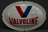 Valvoline Marine Products Metal Bubble Sign (TAC)