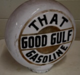 That Good Gulf Gasoline OPE Milk Glass Globe Body