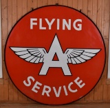 Flying A Service Porcelain Identification Sign