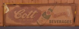 NOS Cott Beverages w/ Bottle Metal Sign