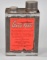 Gaso-Tonic Additive w/Small Race Car Image One Quart Rectangle Metal Can