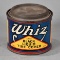 Whiz Black Liquid Tire Cover Half Pint Round Metal Can