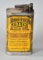 Socony Boston Coach Axle Oil One Pint Flat Metal Can