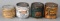 4-Different One Pint Metal Paint Cans