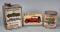 2-Different Berry Brothers Cans & Advertising Piece