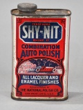 Shy-Nit Combination Auto Polish w/Image One Pint Flat Metal Can