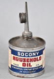 Socony Household Oil Handy Oiler Metal Can