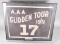 1911 A.A.A. Glidden Tour Banner for Car #17 a Metz Automobile