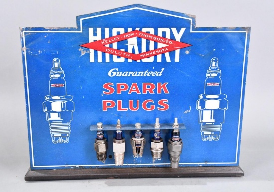 Hickory Spark Plug Counter-Top Point of Sale Metal Display (TAC)
