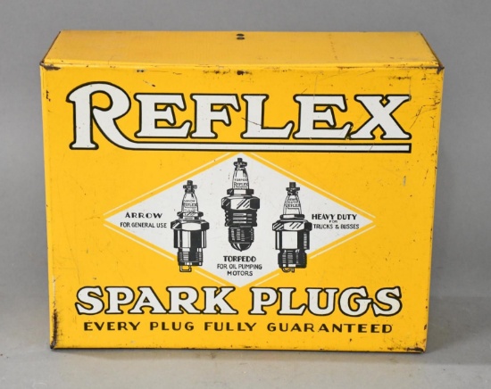 Reflex Spark Plugs "Every Plug Fully Guaranteed" Metal Counter Top Display (TAC)