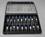 Blue Crown Husky Spark Plug Salesman Sample Box Display