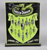Green Dragon Spark Plug Counter-Top Point of Sale Metal Display