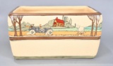 Rare Roseville Tourist Planter Box w/Blue Car (Astor)(TAC)