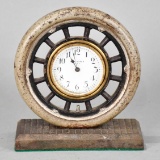 Tire/Paperweight Clock