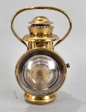 Stevens Duryee Brass Kerosene Vehicle Lamp