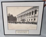 Original Photograph Taken in 1900 in Front of the Boston Public Library