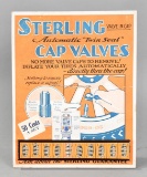 Sterling Valve in Cap Counter-Top Point of Sale Cardboard Display