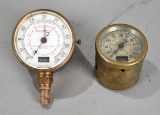 Reliance & Hoffecker Brass Speedometers