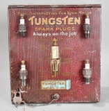 Tungsten Spark Plugs Counter Top Point of Sale Metal Display (TAC)