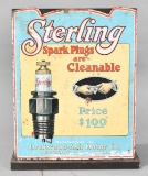 Sterling Spark Plugs are Cleanable Counter Top Point of Sale Metal Cabinet (TAC)