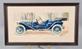 Original Artwork for Lozier Motor Car Company by L.B. Huebner